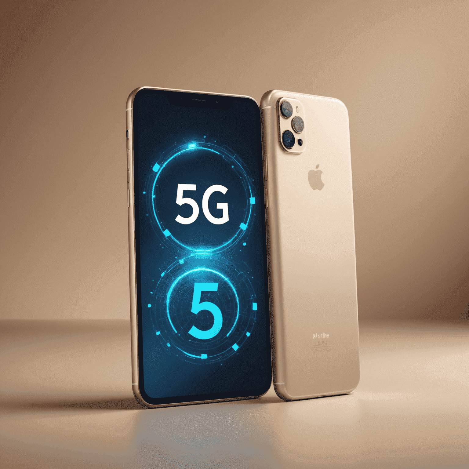 صورة توضيحية لباقة الجوال البريميوم مع رمز الجودة العالية وشعار 5G